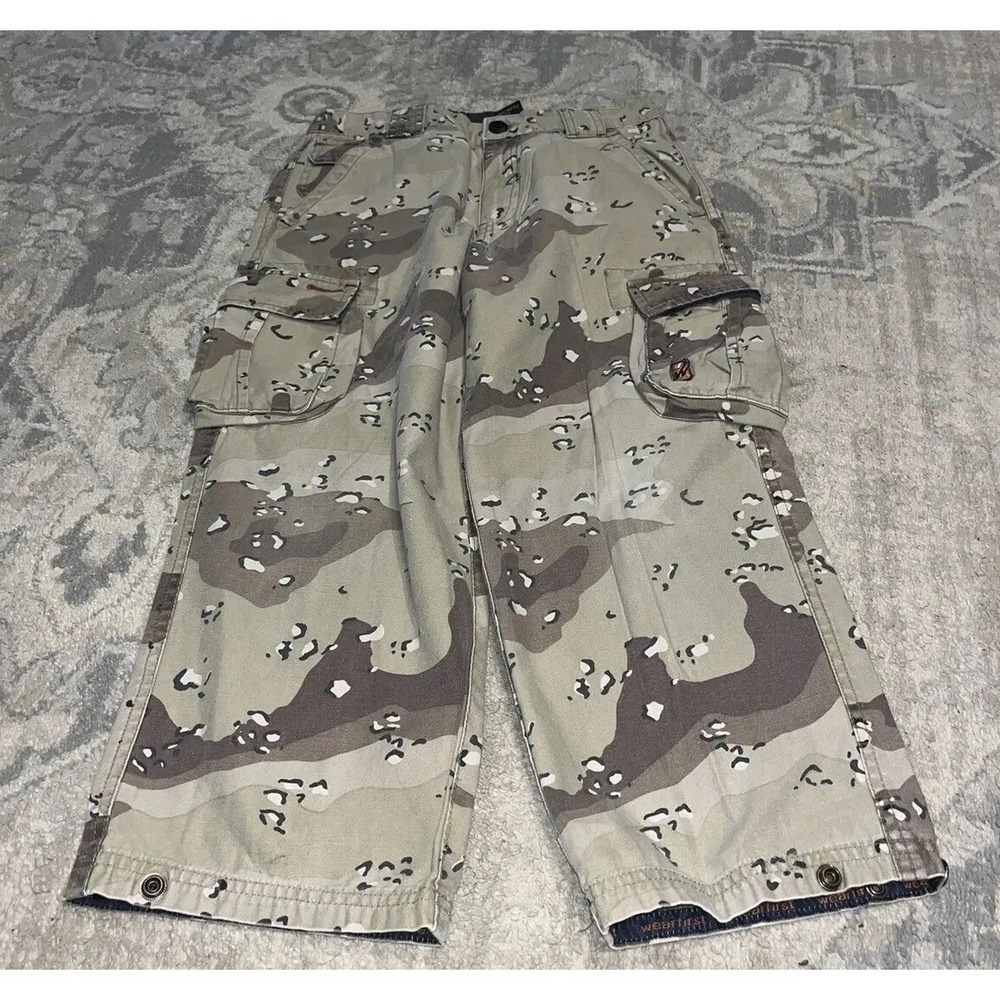 WearFirst Boys Youth Size 7 Camo Beige‎ Cargo Pants